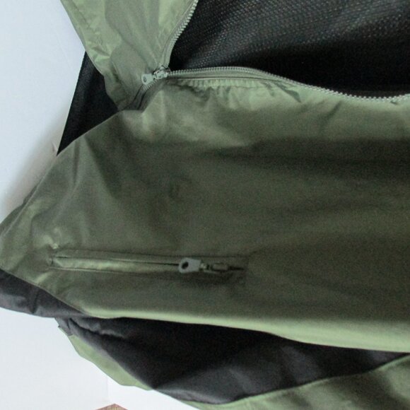 Cheneral Size XL Alaska Jacket Rain Wind Hooded Full Zip Green Black Men - Picture 5 of 8